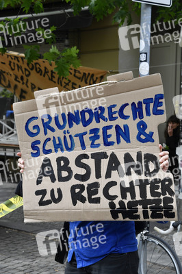 Corona-Demos in Berlin