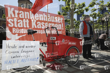Corona-Demos in Frankfurt