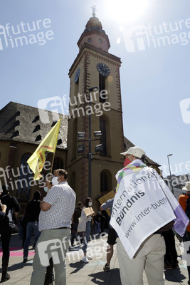 Corona-Demos in Frankfurt