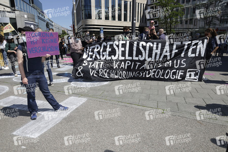 Corona-Demos in Frankfurt