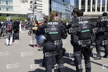 Corona-Demos in Frankfurt