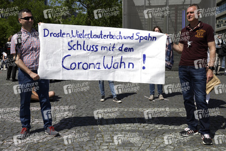 Corona-Demos in Frankfurt