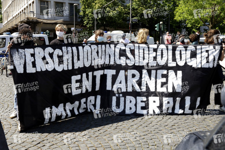 Corona-Demos in Frankfurt