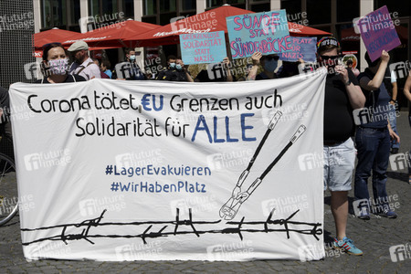 Corona-Demos in Frankfurt