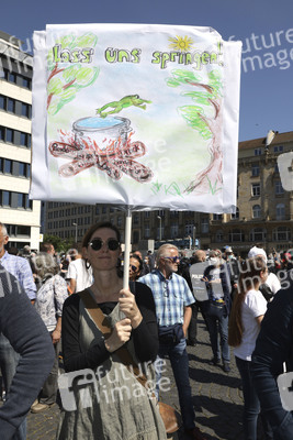 Corona-Demos in Frankfurt