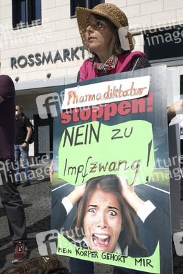 Corona-Demos in Frankfurt