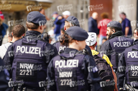 Corona-Demos in Köln