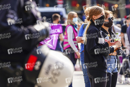 Corona-Demos in Köln