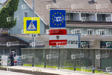 Lockerungen an der Grenze Österreich - Deutschland in Lindau