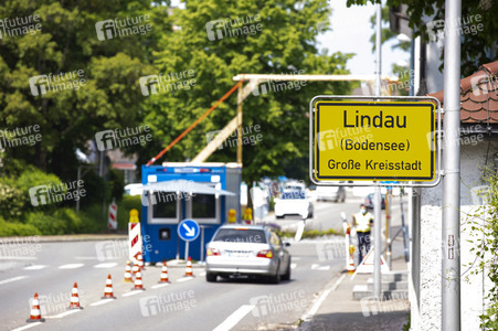 Lockerungen an der Grenze Österreich - Deutschland in Lindau