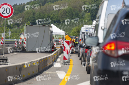 Lockerungen an der Grenze Österreich - Deutschland in Lindau