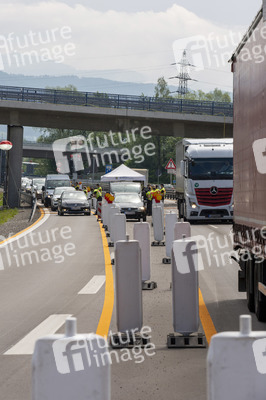 Lockerungen an der Grenze Österreich - Deutschland in Lindau