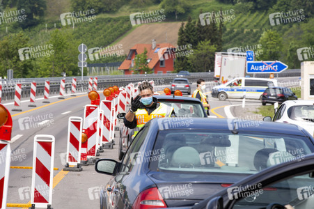Lockerungen an der Grenze Österreich - Deutschland in Lindau