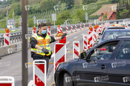 Lockerungen an der Grenze Österreich - Deutschland in Lindau