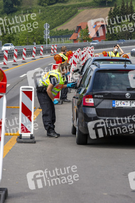 Lockerungen an der Grenze Österreich - Deutschland in Lindau