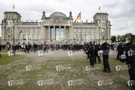 Corona-Demos in Berlin