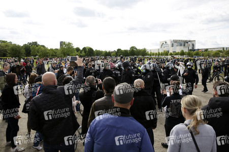 Corona-Demos in Berlin