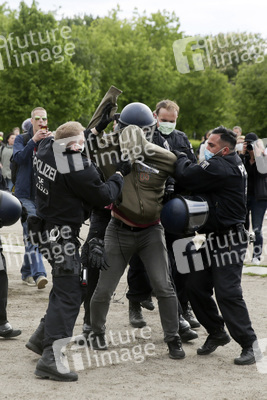 Corona-Demos in Berlin