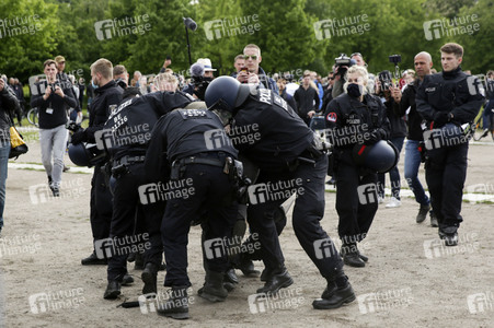Corona-Demos in Berlin