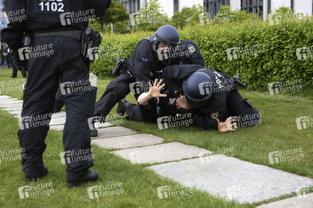 Corona-Demos in Berlin