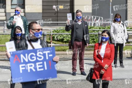 Corona-Demos in Berlin
