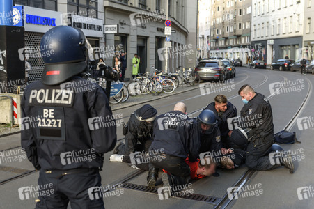 Corona-Demos in Berlin