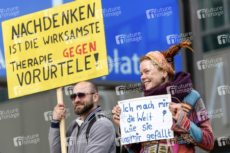 Corona-Demos in Berlin