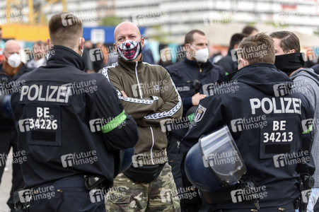 Corona-Demos in Berlin