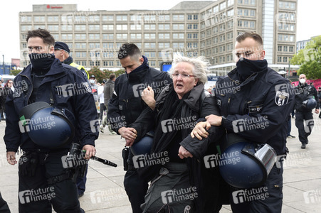 Corona-Demos in Berlin