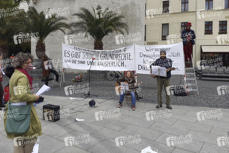 Corona-Demo in Görlitz