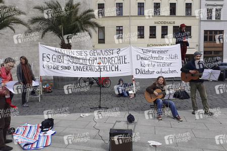 Corona-Demo in Görlitz