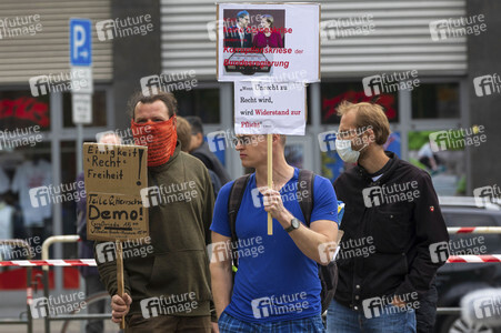 Corona-Demos in Hannover