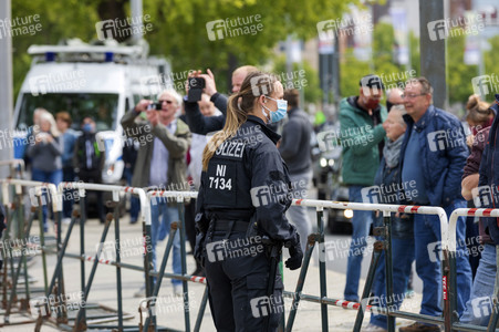 Corona-Demos in Hannover
