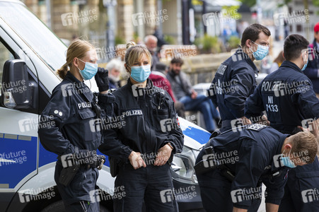 Corona-Demos in Hannover