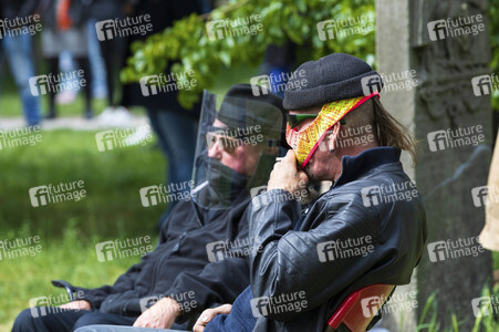 Corona-Demos in Hannover