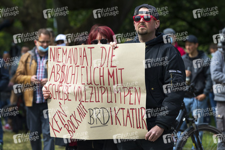 Corona-Demos in Hannover