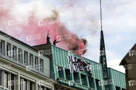 Corona-Demos in Hannover
