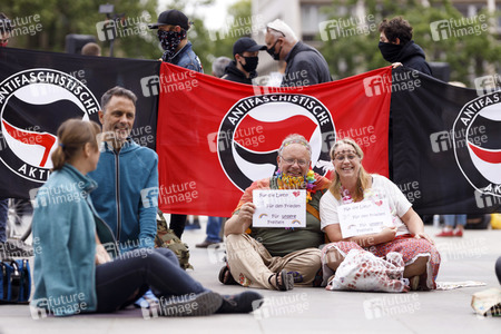 Corona-Demos in Köln