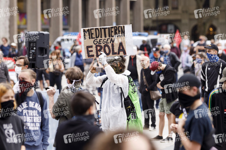 Corona-Demos in Köln