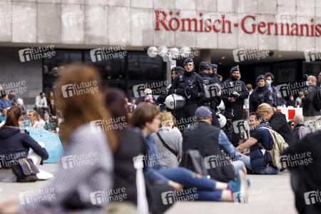 Corona-Demos in Köln