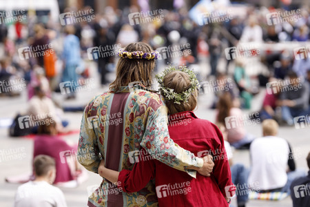 Corona-Demos in Köln