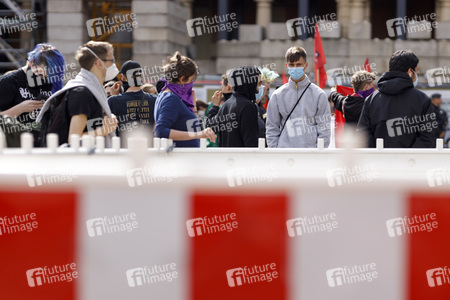 Corona-Demos in Köln