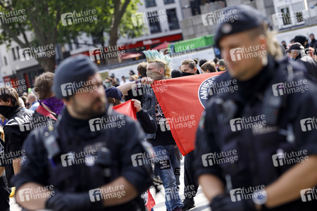 Corona-Demos in Köln