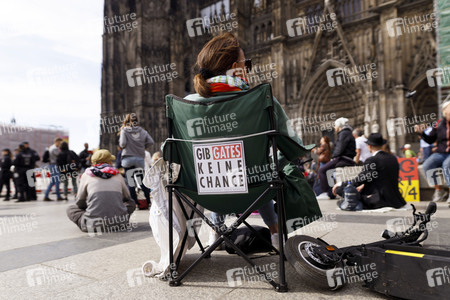 Corona-Demos in Köln