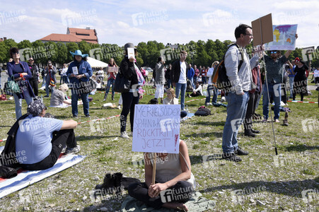Corona-Demo in München