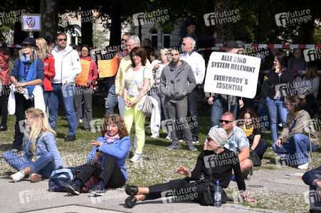 Corona-Demo in München