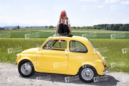 Fototermin mit Isabella Hübner und Angelika Zwerenz in Deining