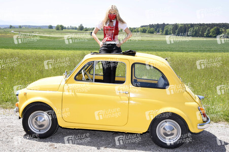 Fototermin mit Isabella Hübner und Angelika Zwerenz in Deining