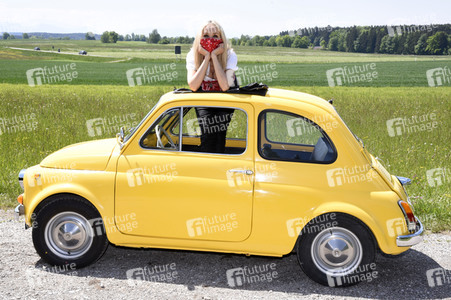 Fototermin mit Isabella Hübner und Angelika Zwerenz in Deining