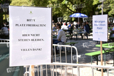 Wiedereröffnung der Biergärten in München